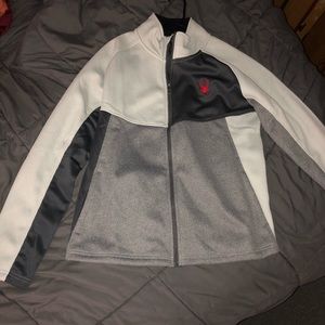 Long sleeve, Spider full zip pull over.